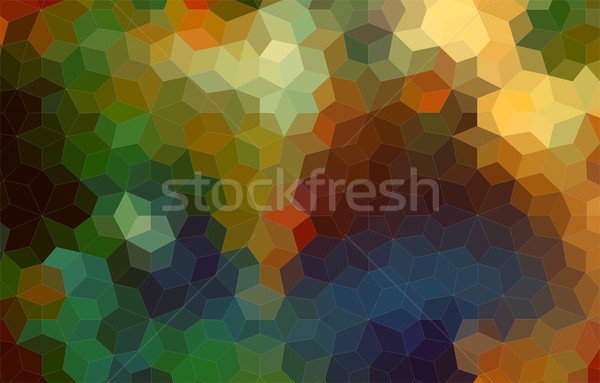 Foto stock: Belo · abstrato · mosaico · colorido · geométrico · estilo