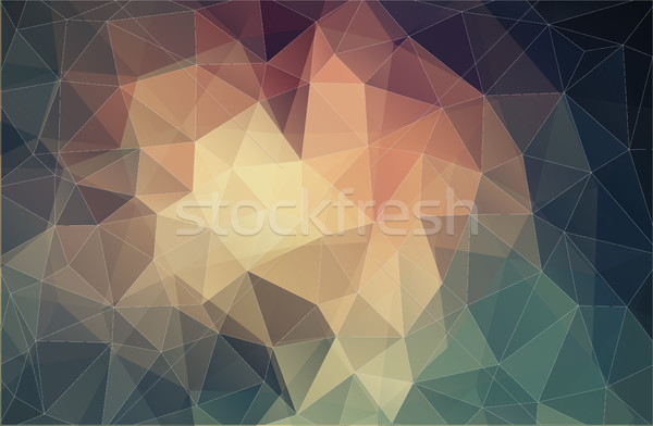 Polygonal triangle background Stock photo © igor_shmel