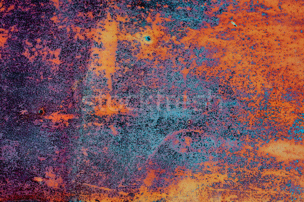 Tief Rost Textur Design Kunst orange Stock foto © igor_shmel