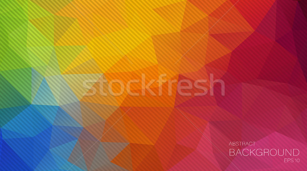 Vector Triangle background with oblique lines Stock photo © igor_shmel