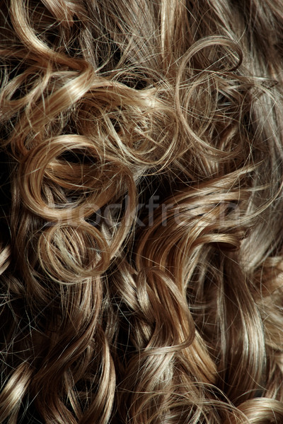 Beautiful and long curly hairs Stock photo © igor_shmel