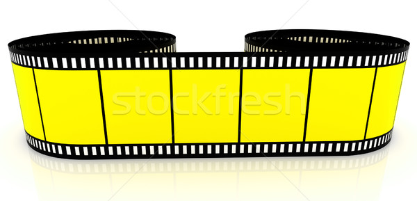 Bande de film couleur film roulé up [[stock_photo]] © ijalin
