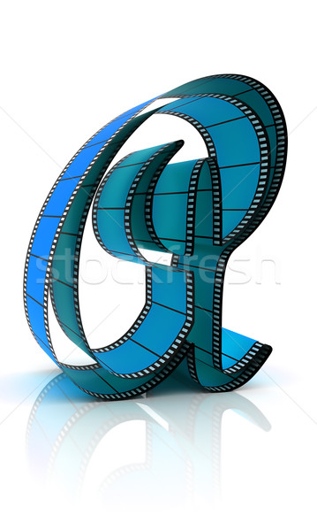 Stock photo: The Alphabet From A Film