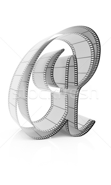 Alphabet film isolé blanche art écrit [[stock_photo]] © ijalin