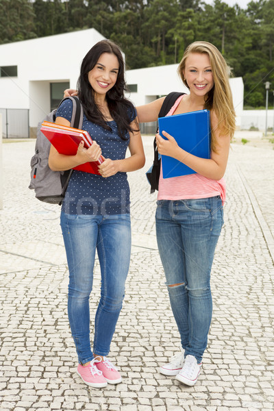 Teenage students Stock photo © iko