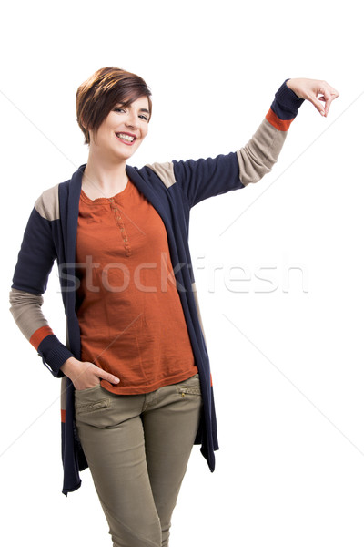 Look this on my hand Stock photo © iko