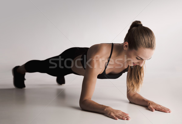 Planking for a strong core Stock photo © iko