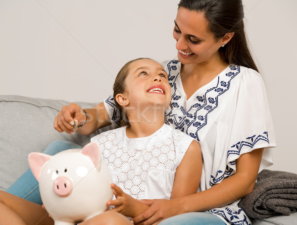 My daughter savings Stock photo © iko