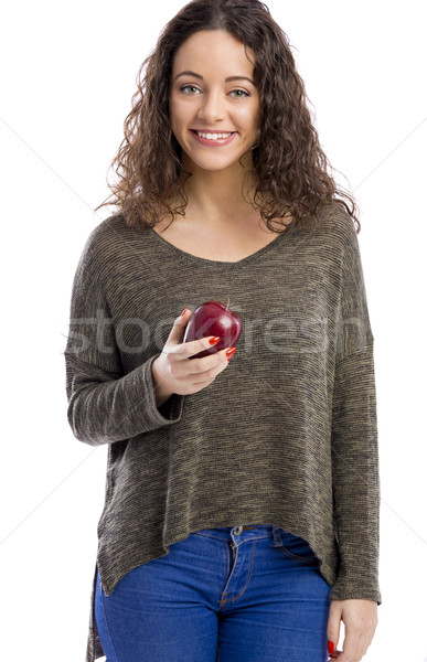 Eat a apple every day Stock photo © iko