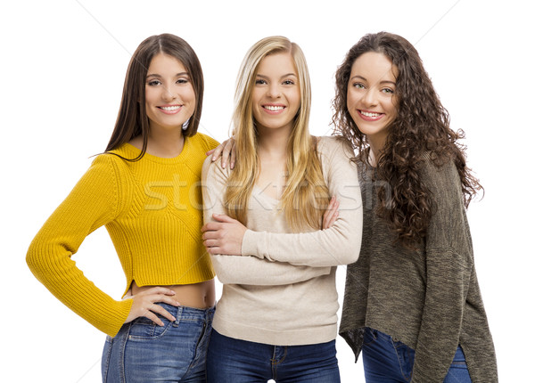 Happy best friends Stock photo © iko