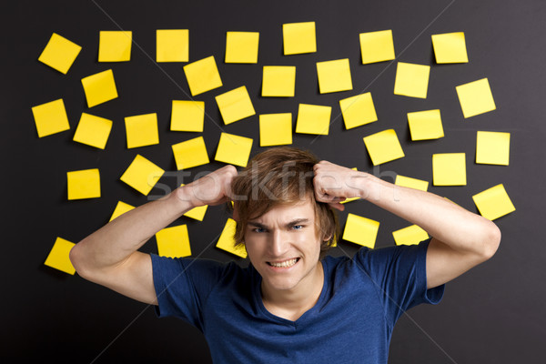 Stressed student Stock photo © iko