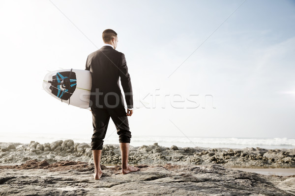 Foto stock: Surf · mi · negocios · empresario · tabla · de · surf