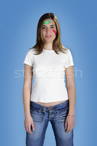 Woman with bandages on the face Stock photo © iko