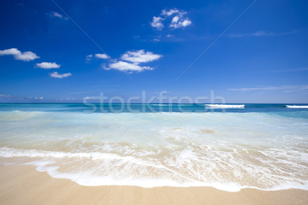 Belle plage tropicale paysage photos sable blanc plage [[stock_photo]] © iko