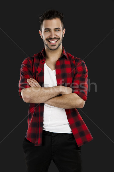 Handsome young man Stock photo © iko