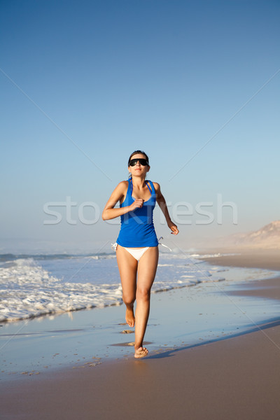 Running on the beach Stock photo © iko