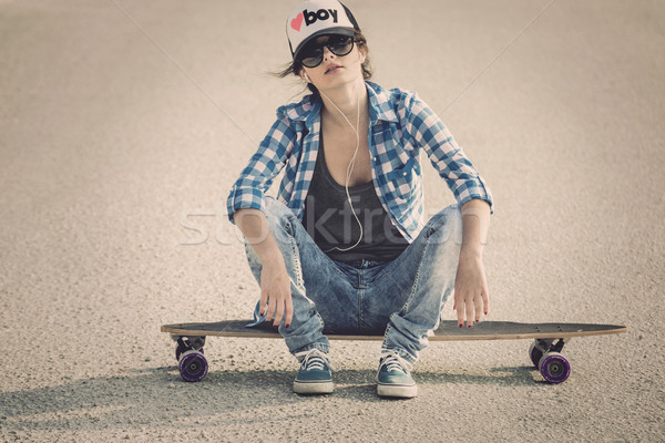Stock photo: Skater Girl