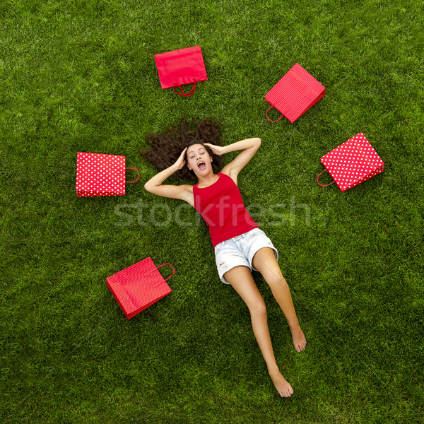 Foto stock: Me · mi · regalos · hermosa · feliz