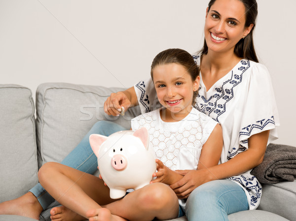 My daughter savings Stock photo © iko