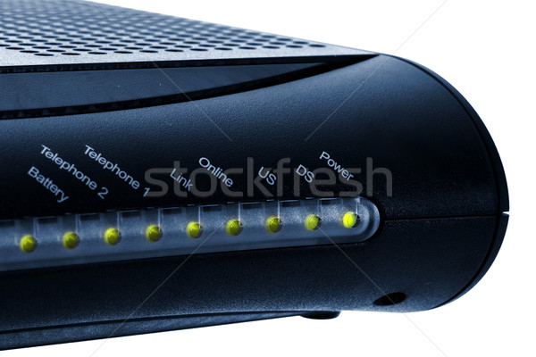 Kábel modem internet hang egy felszerlés Stock fotó © iko
