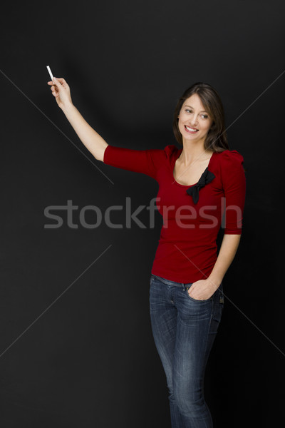 Stock photo: Beautiful young student