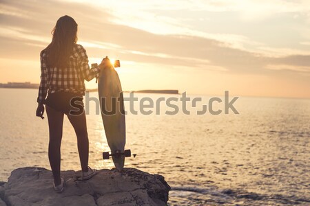 Skater Girl Stock photo © iko