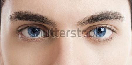 [[stock_photo]]: Yeux · bleus · photos · jeune · homme · visage · beauté