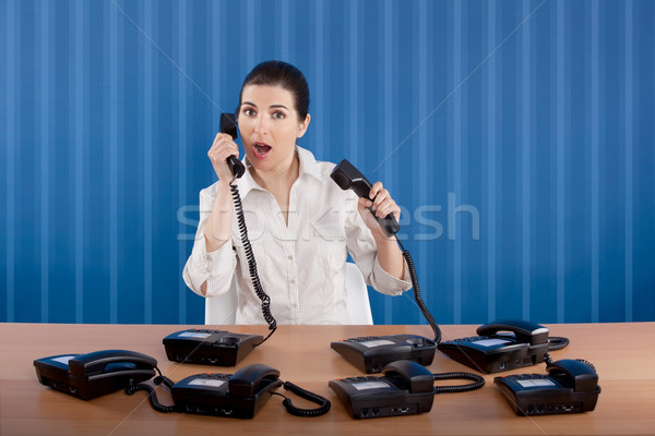 Stressful work Stock photo © iko