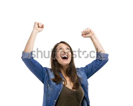 Happy woman Stock photo © iko