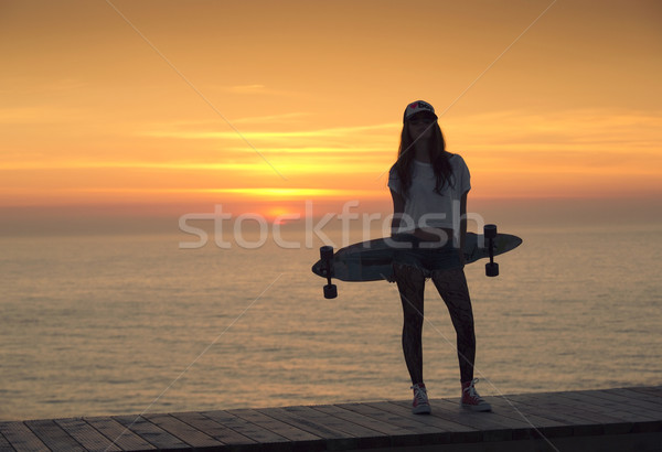 Skater Girl Stock photo © iko