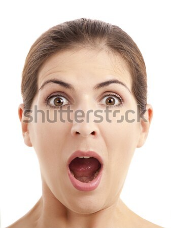 Astonished expression Stock photo © iko