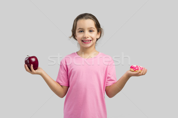 Donut or Apple Stock photo © iko