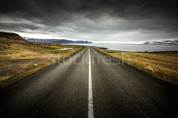 Stock photo: Endless road