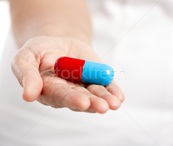 Stock photo: Big pill