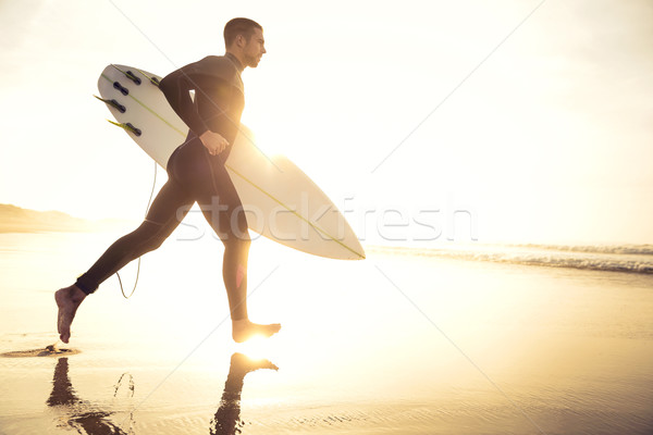 Stock photo: Let's catch some waves