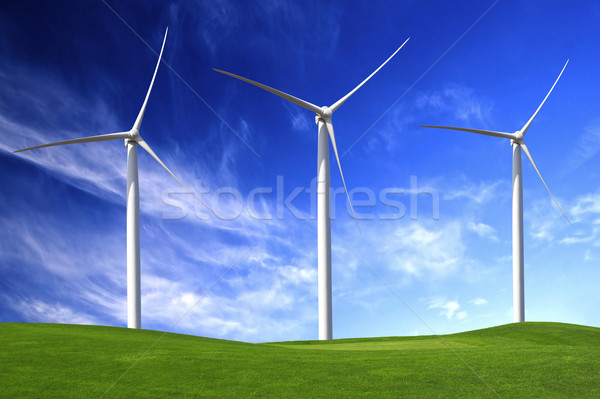 Wind Turbines Stock photo © iko