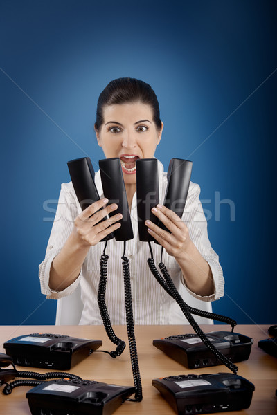 Stressful work Stock photo © iko