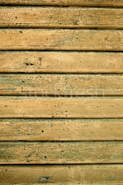 Sfondo di legno foto vecchio giallo legno costruzione Foto d'archivio © iko