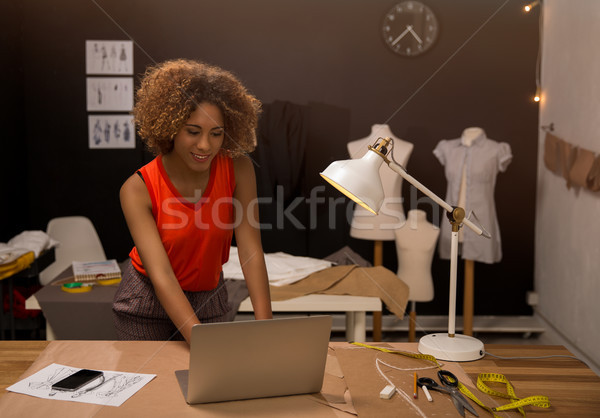 Stock photo: Fashion designer 