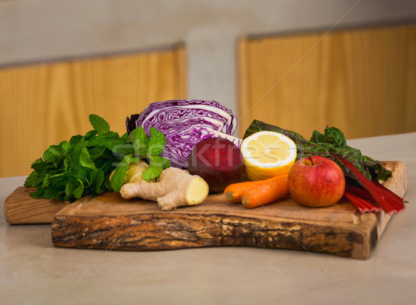 Foto stock: Alimentos · hortalizas · superior