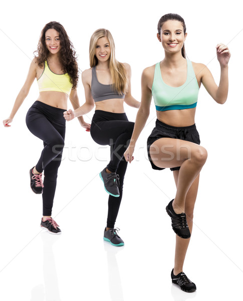 Group exercise classes Stock photo © iko