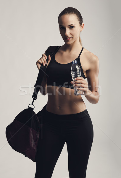 Time to hydrate my body Stock photo © iko