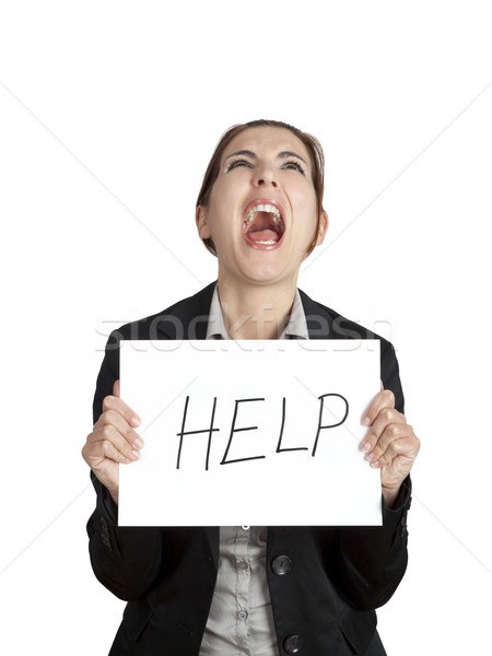 Help me please! Stock photo © iko