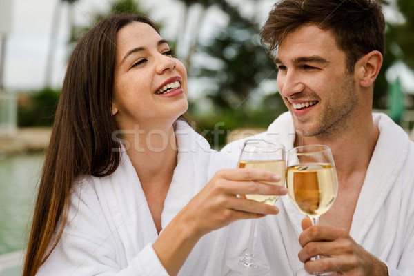 [[stock_photo]]: Dégustation · vin · luxe · hôtel · verre