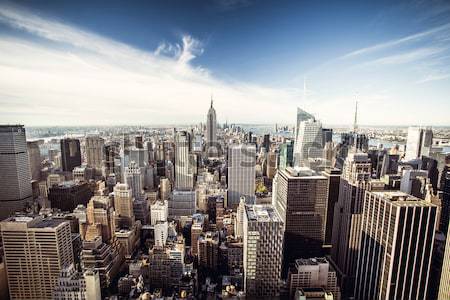 Top view of New York City Stock photo © iko