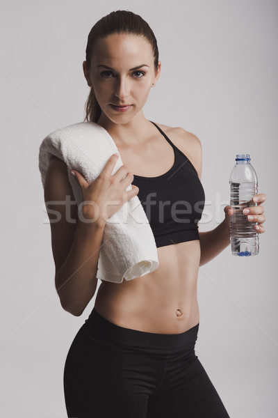 Time to hydrate my body Stock photo © iko