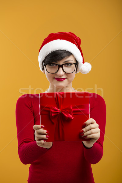 Femme belle sexy girl clause [[stock_photo]] © iko