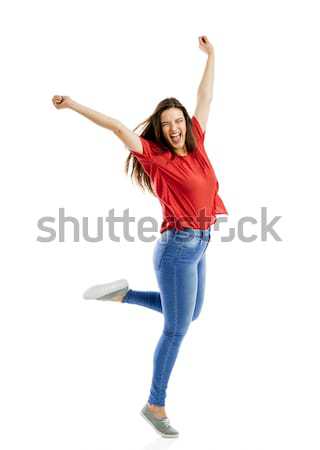 Happy woman Stock photo © iko
