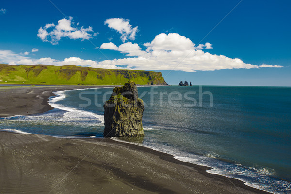 Stock photo: Suðurland beach