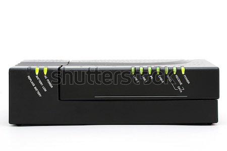 Kabel modem Internetu głos jeden wyposażenie Zdjęcia stock © iko